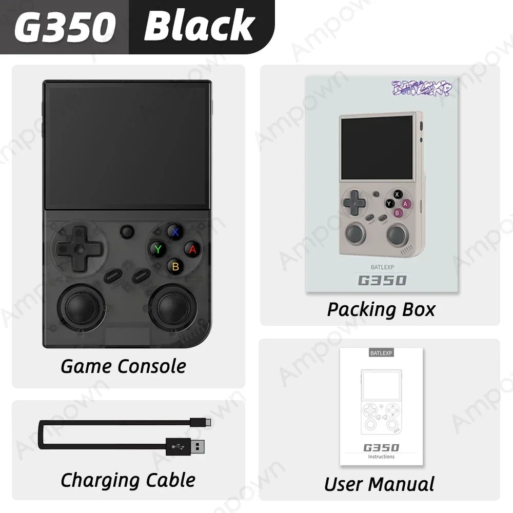 BATLEXP G350 Handheld Game Console 3.5 Inch Retro Gift
