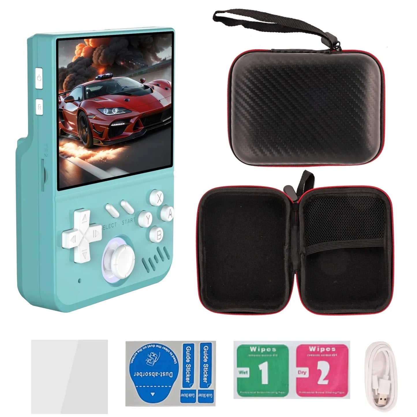 MY MINI Retro Handheld 3.5-inch IPS Screen Video Game Console Linux System Mini Portable Handheld Video Player 128GB 15000 Games