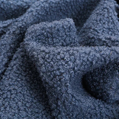 160cm Wide Teddy Velvet Small Grain Lamb Cashmere Fabric Imitation Cashmere Loop Fabric for Clothing Toys and DIY Sewing