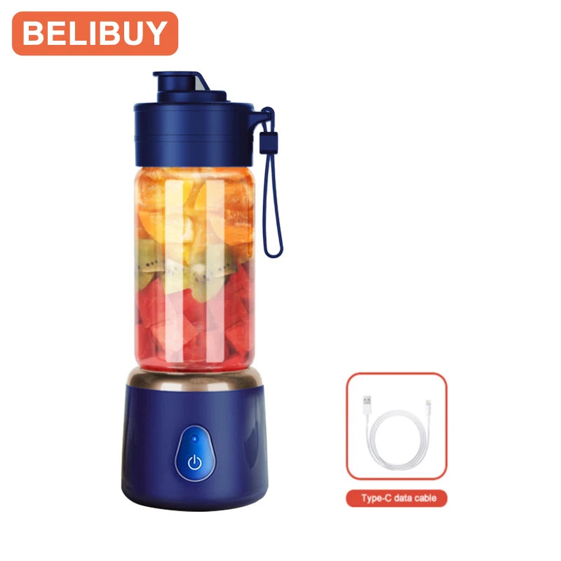 Portable Electric Juicer USB Charging Orange Lemon Fruit Blender Mini Household Juice Squeezer Mixer Citrus Juicer for Travel