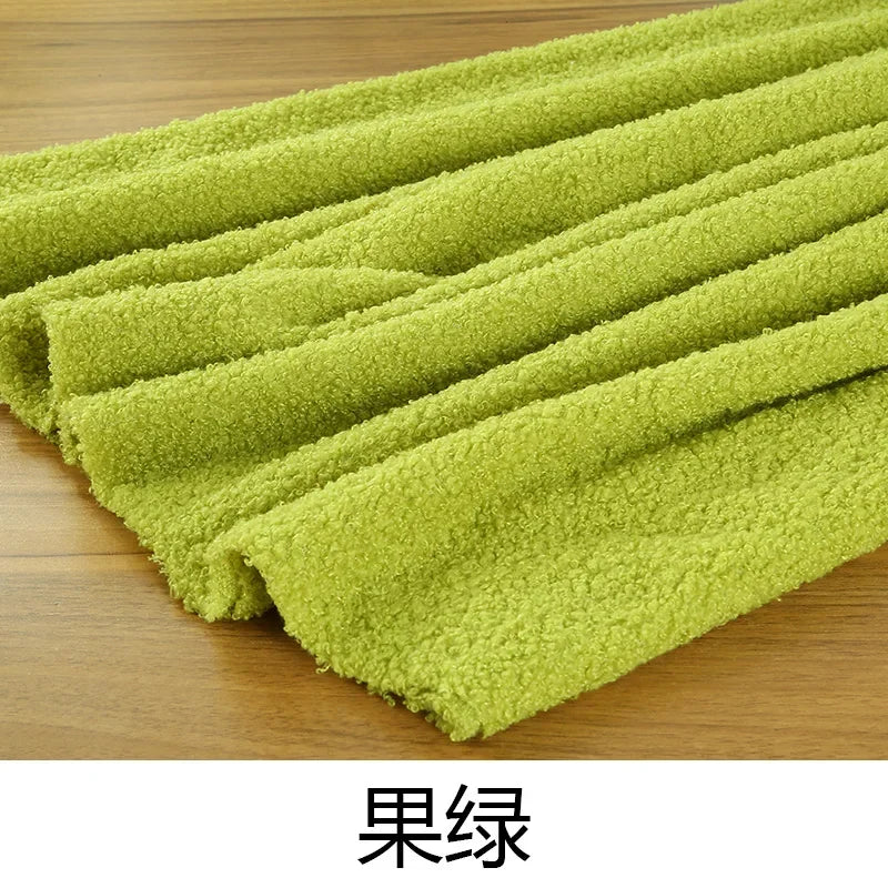 160cm Wide Teddy Velvet Small Grain Lamb Cashmere Fabric Imitation Cashmere Loop Fabric for Clothing Toys and DIY Sewing