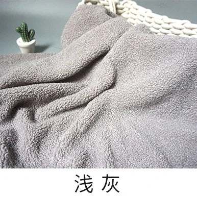 160cm Wide Teddy Velvet Small Grain Lamb Cashmere Fabric Imitation Cashmere Loop Fabric for Clothing Toys and DIY Sewing