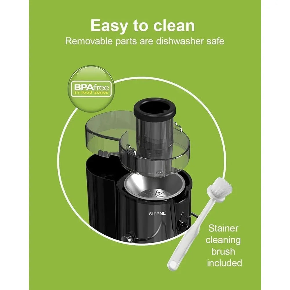 Big Mouth Juicer 3 Inch Feed Chute Centrifugal 800W Power