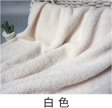 160cm Wide Teddy Velvet Small Grain Lamb Cashmere Fabric Imitation Cashmere Loop Fabric for Clothing Toys and DIY Sewing