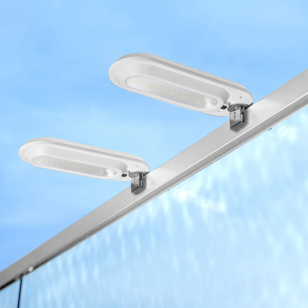 Solar Outdoor Wall Lights 18 LED Waterproof Garden Landscape Lamp Fence