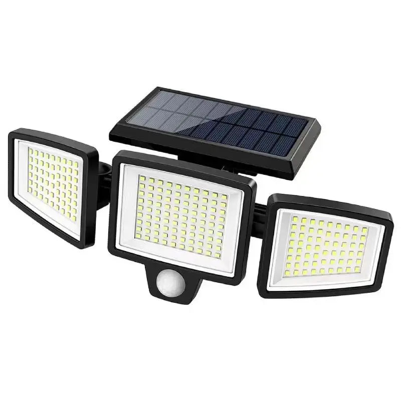 Outdoor Solar LED Wall Lamp Four Side Lighting Waterproof