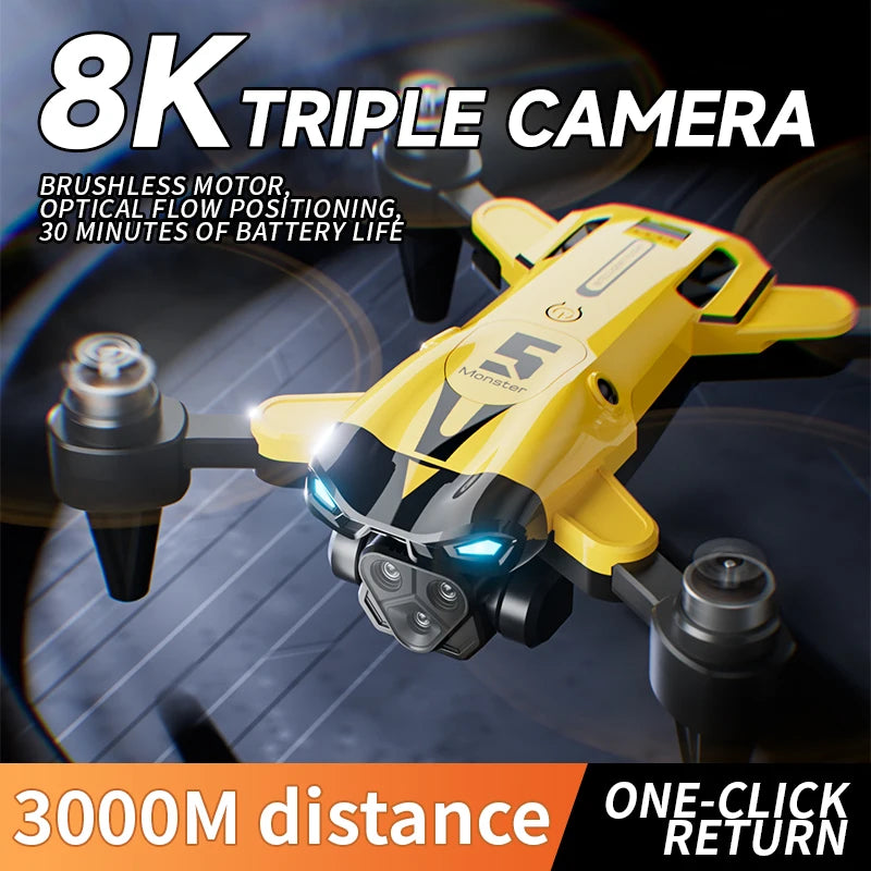 M5 Max New Drone RC 8K Photography Omnidirectional Obstacle Avoidance Quad WIFI FPV