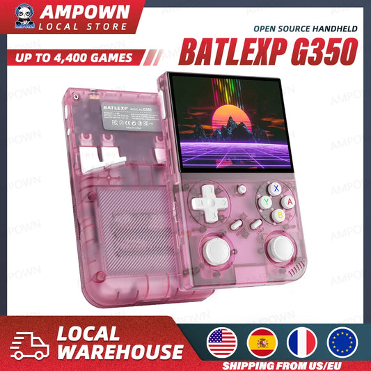 BATLEXP G350 Handheld Game Console 3.5 Inch Retro Gift
