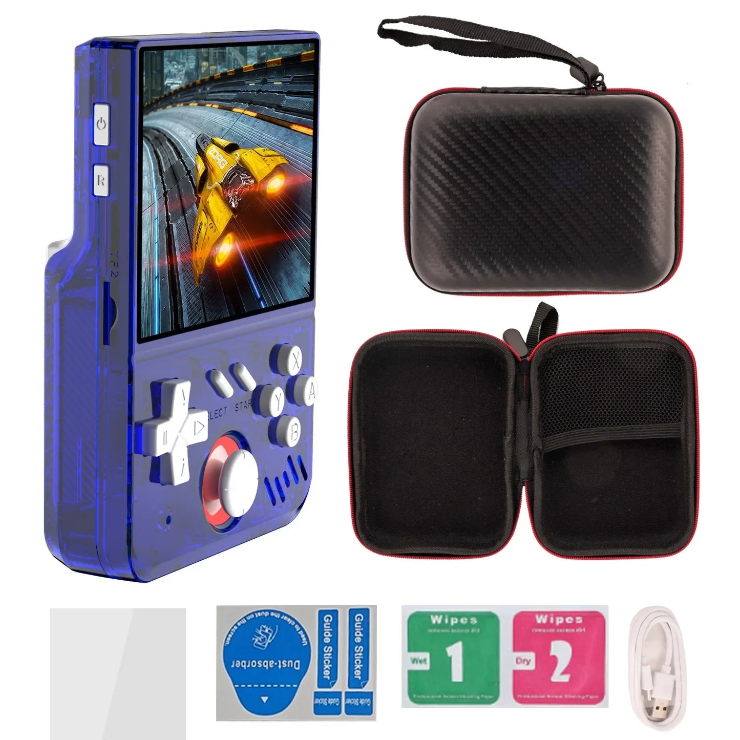 MY MINI Retro Handheld 3.5-inch IPS Screen Video Game Console Linux System Mini Portable Handheld Video Player 128GB 15000 Games