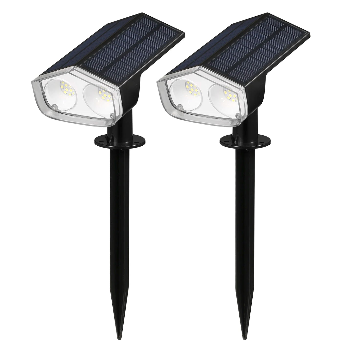 Solar Outdoor Garden Lamp With IP67 Waterproof Spotlight