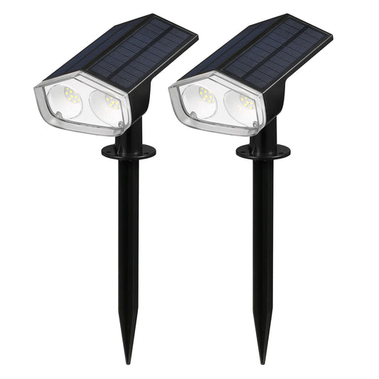 Solar Outdoor Garden Lamp With IP67 Waterproof Spotlight