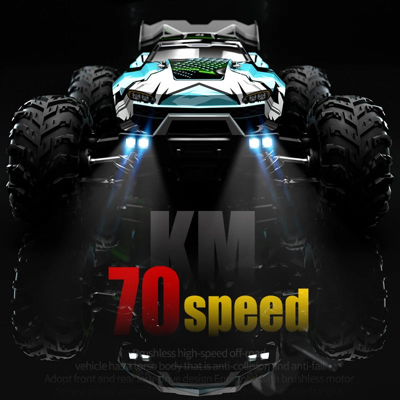 WLtoys 16101 Pro 1:16 75KM/H 4WD RC Car With LED Light