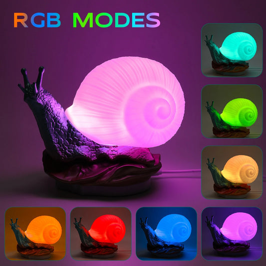 4W Kids Snail Night Light With Adjustable Brightness