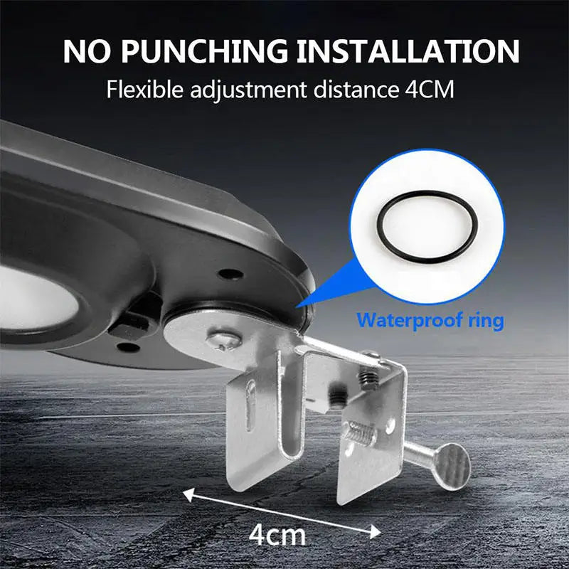 Solar Outdoor Wall Lights 18 LED Waterproof Garden Landscape Lamp Fence