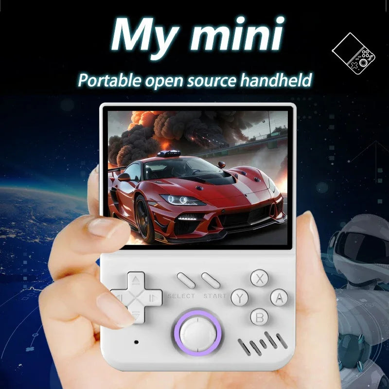 MY MINI Retro Handheld 3.5-inch IPS Screen Video Game Console Linux System Mini Portable Handheld Video Player 128GB 15000 Games