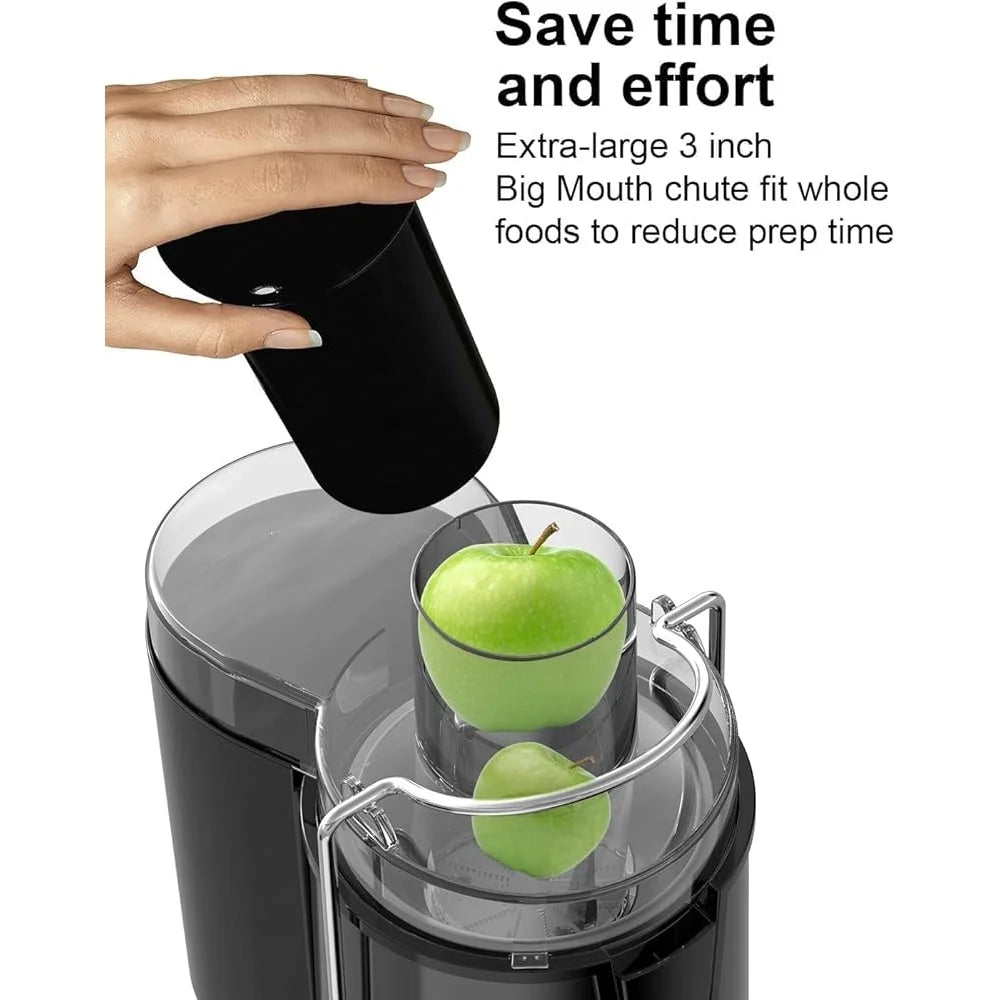 Big Mouth Juicer 3 Inch Feed Chute Centrifugal 800W Power