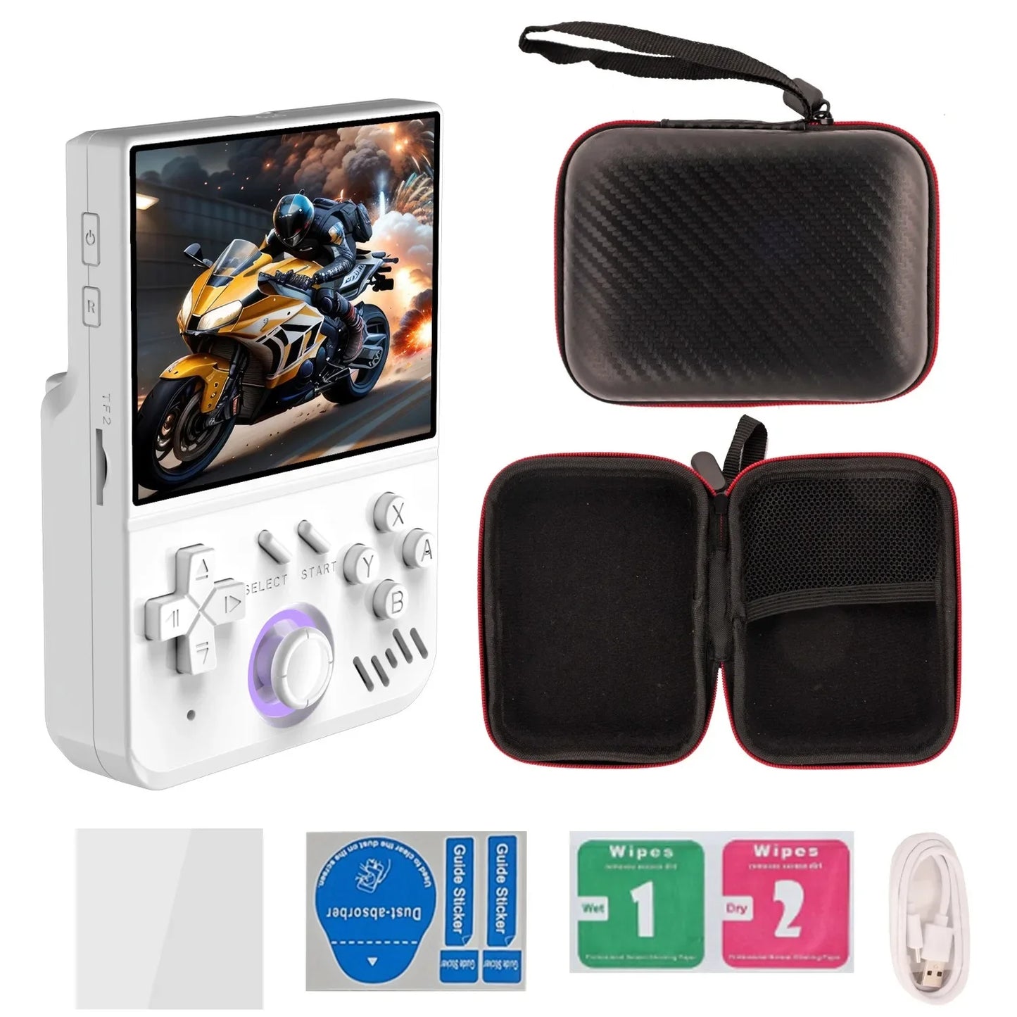 MY MINI Retro Handheld 3.5-inch IPS Screen Video Game Console Linux System Mini Portable Handheld Video Player 128GB 15000 Games