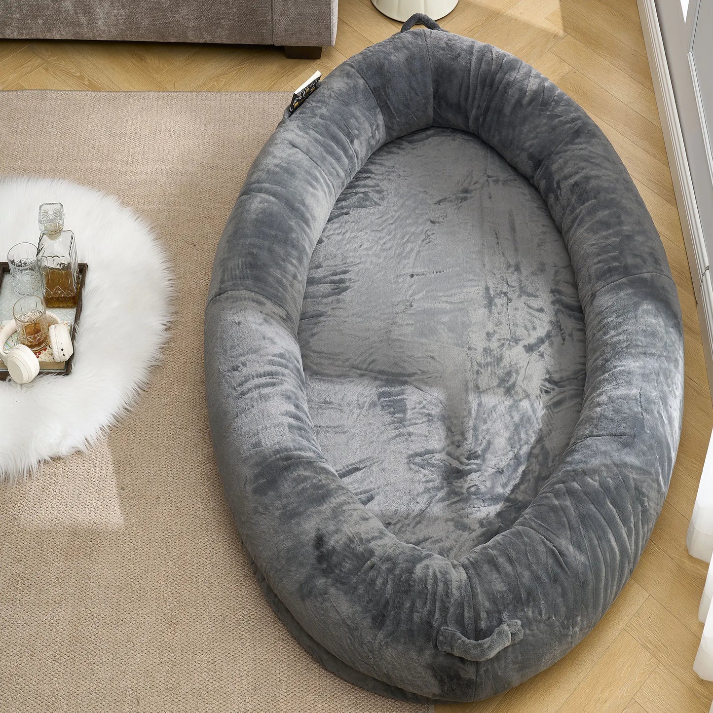 Giant Extra Large Memory Foam Human Dog Bed for Adult