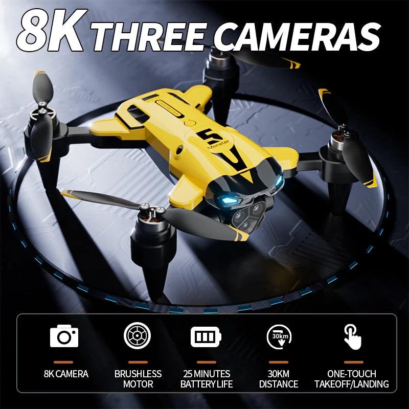 M5 Max New Drone RC 8K Photography Omnidirectional Obstacle Avoidance Quad WIFI FPV