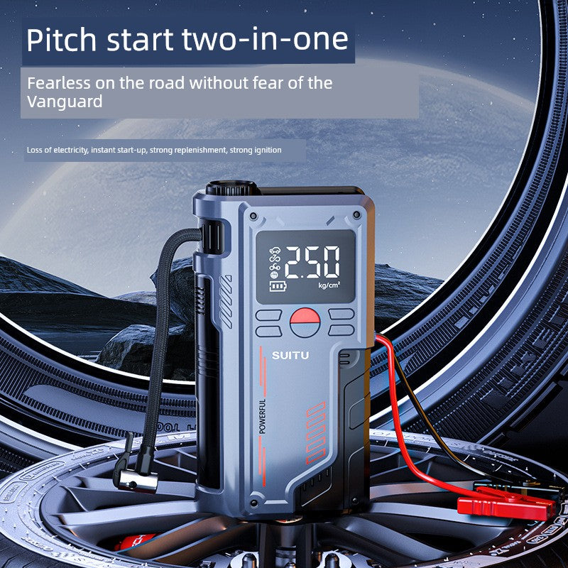 Suitu Car Emergency Jump Starter Power Bank With Air Pump