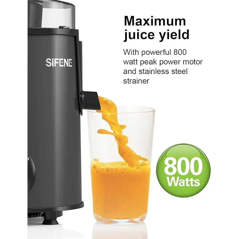 Big Mouth Juicer 3 Inch Feed Chute Centrifugal 800W Power