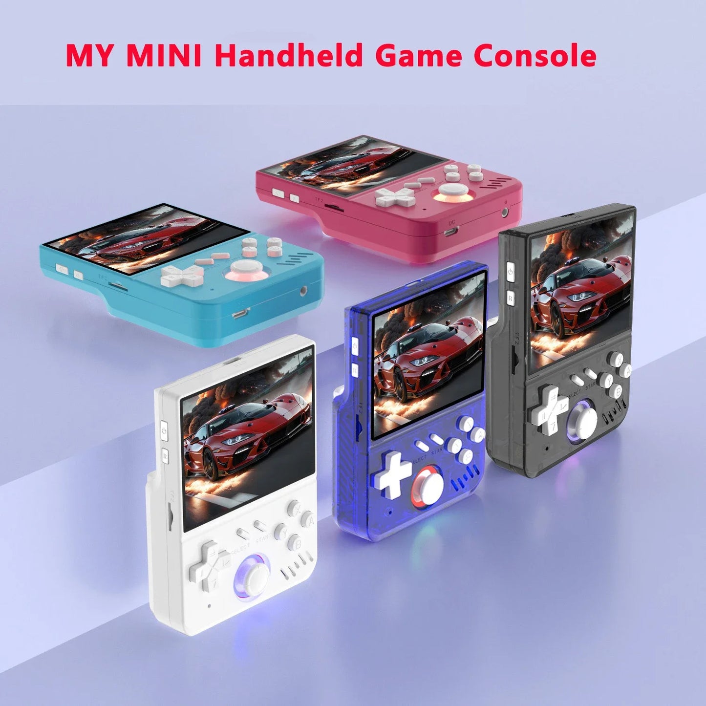 MY MINI Retro Handheld 3.5-inch IPS Screen Video Game Console Linux System Mini Portable Handheld Video Player 128GB 15000 Games