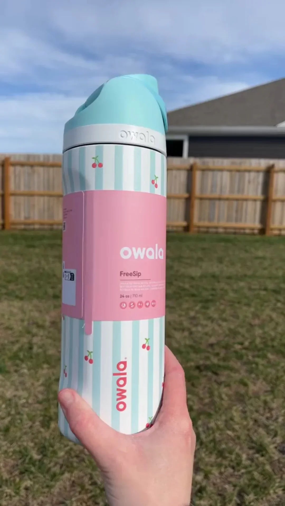 New Original Owala Insulated Stainless Steel Water Bottle with Straw BPA Free Sports Water Bottle