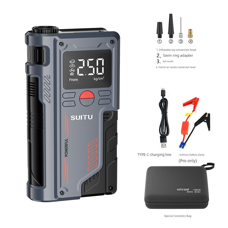 Suitu Car Emergency Jump Starter Power Bank With Air Pump