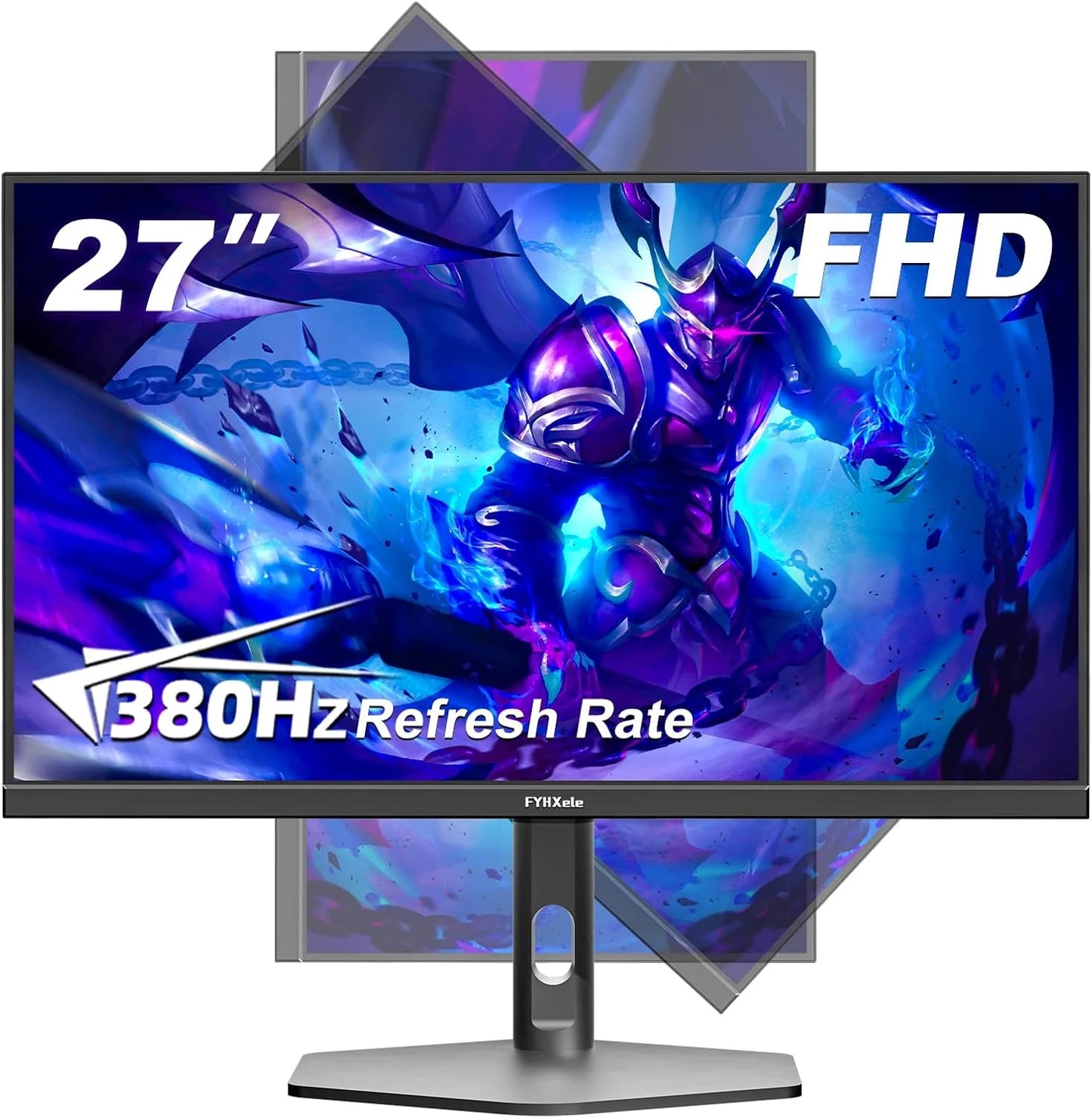 FYHXele 27Inch Gaming Monitor 300Hz QHD FreeSync Ultra Slim